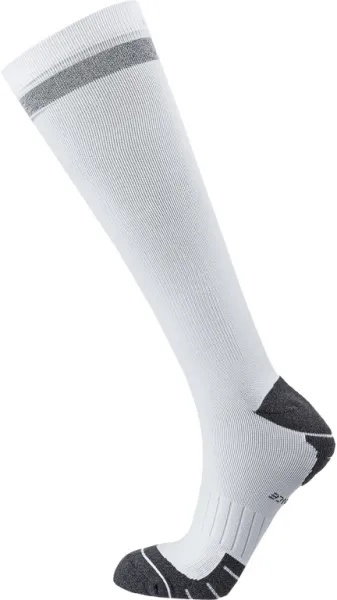Endurance Torent Reflective Long - Kompressionslöparstrumpor - Vit - Strl. 35/38