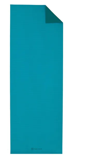 Gaiam Turquoise Sea 2 färg Yogamatta 3mm
